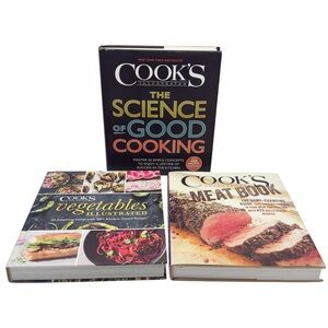 Cook's Illustrated Master Reference Lot Of Three Hardcovers